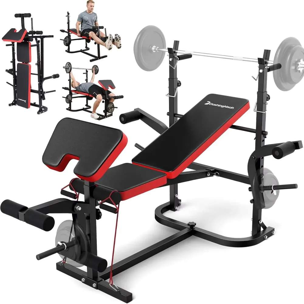Fitness Equipment 1695lbs foldable adjustable