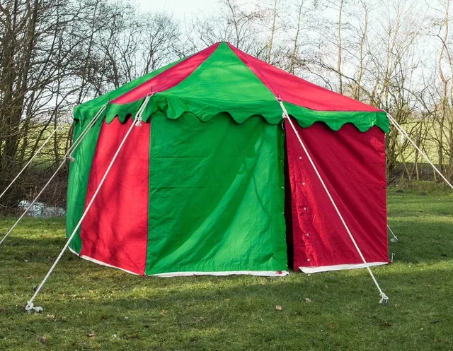 Camping Tent red green waterproof
