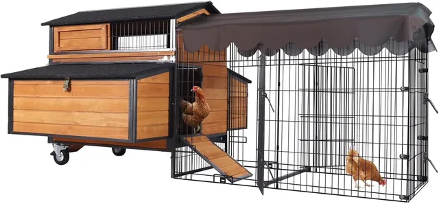 Chicken Coop 76.6" waterproof 76.65"