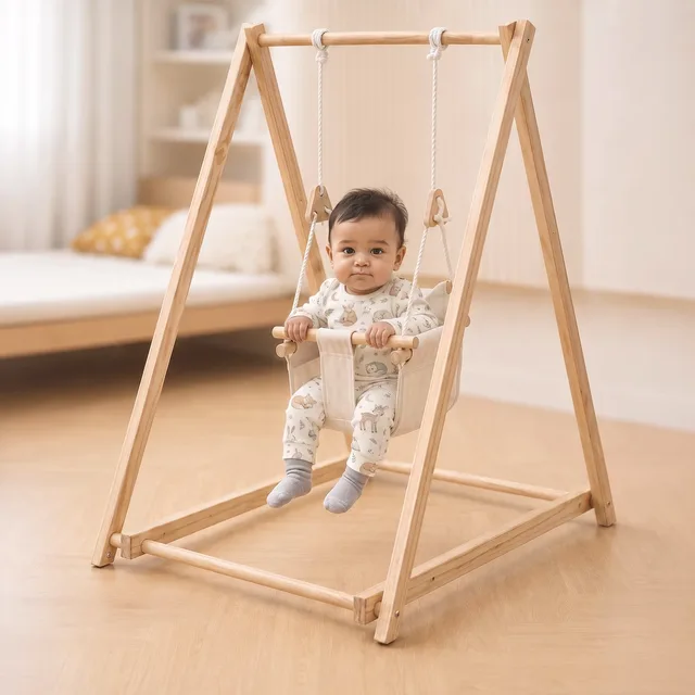 Stand foldable blue beige