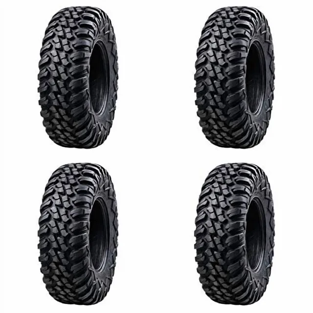 Radial Tire 4 pack 4 inch black