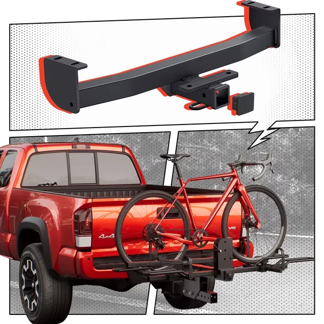Trailer Hitch 2" black 2 inch