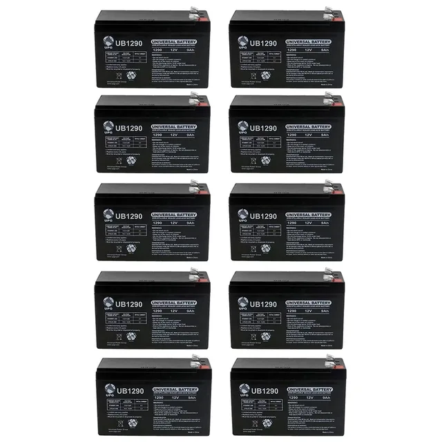 Battery 12v 10 pack 5.94 inches