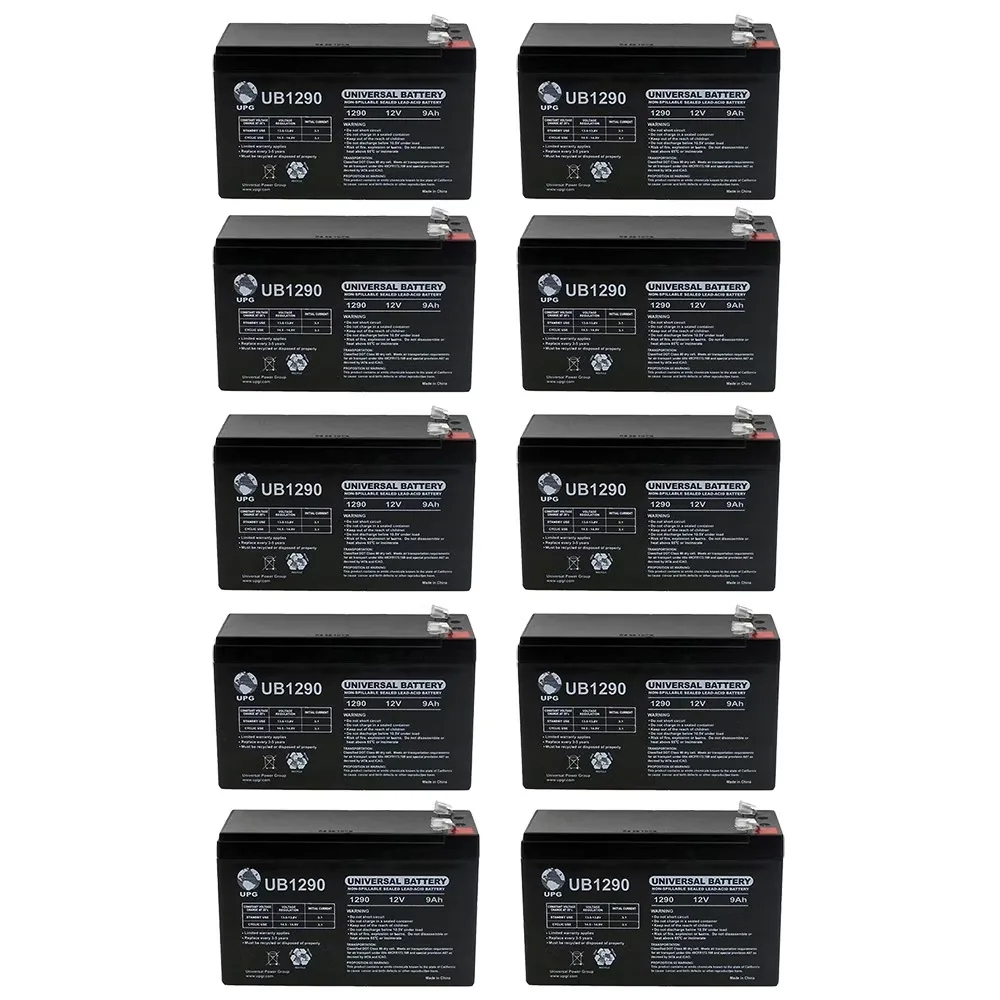 Battery 12v 10 pack 5.94 inches