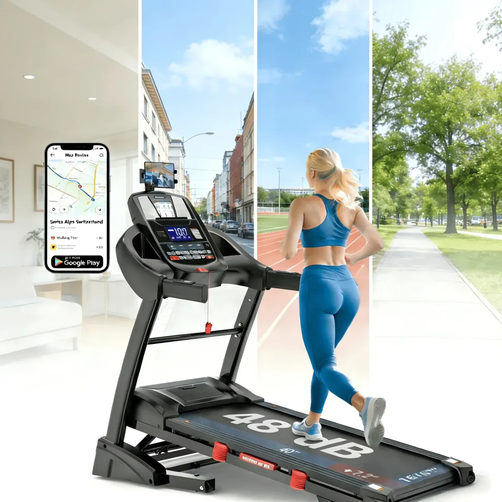 Folding Treadmill 5hp 400 lb
