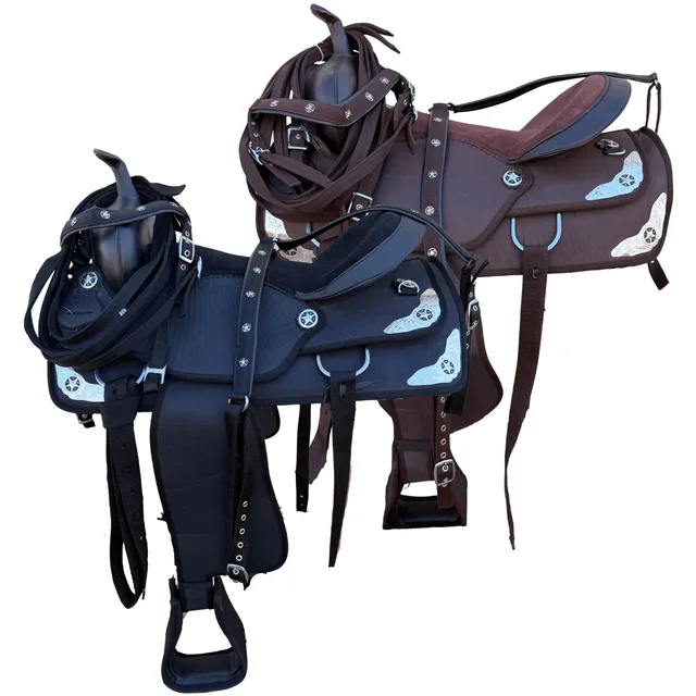Saddle 10" adjustable black