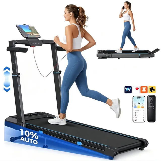 Folding Treadmill 3.5hp 400lbs