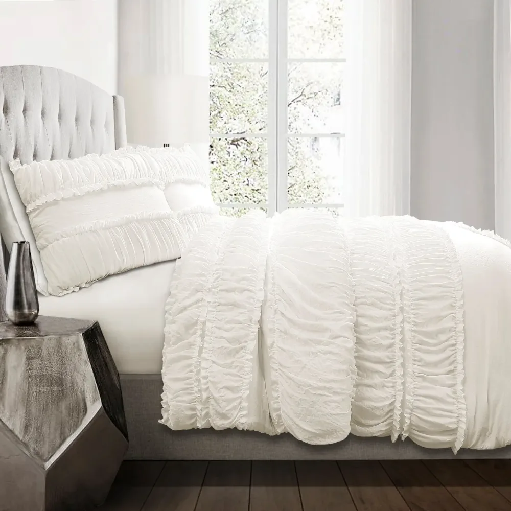 Bedding white 96" 110"