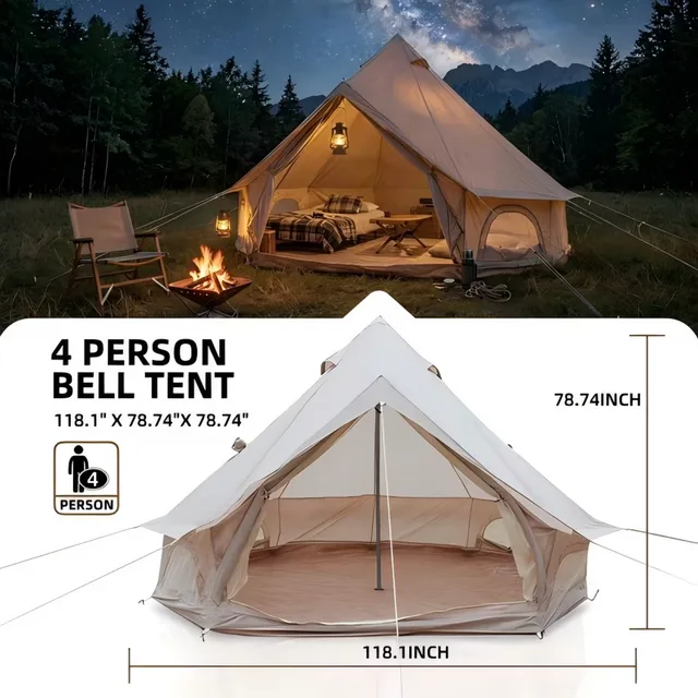 Yurt Tent 9.8ft 2-4 people 3-4 people