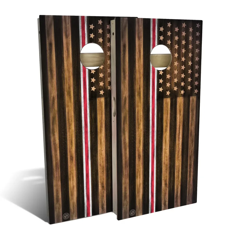 Bag red white 24"