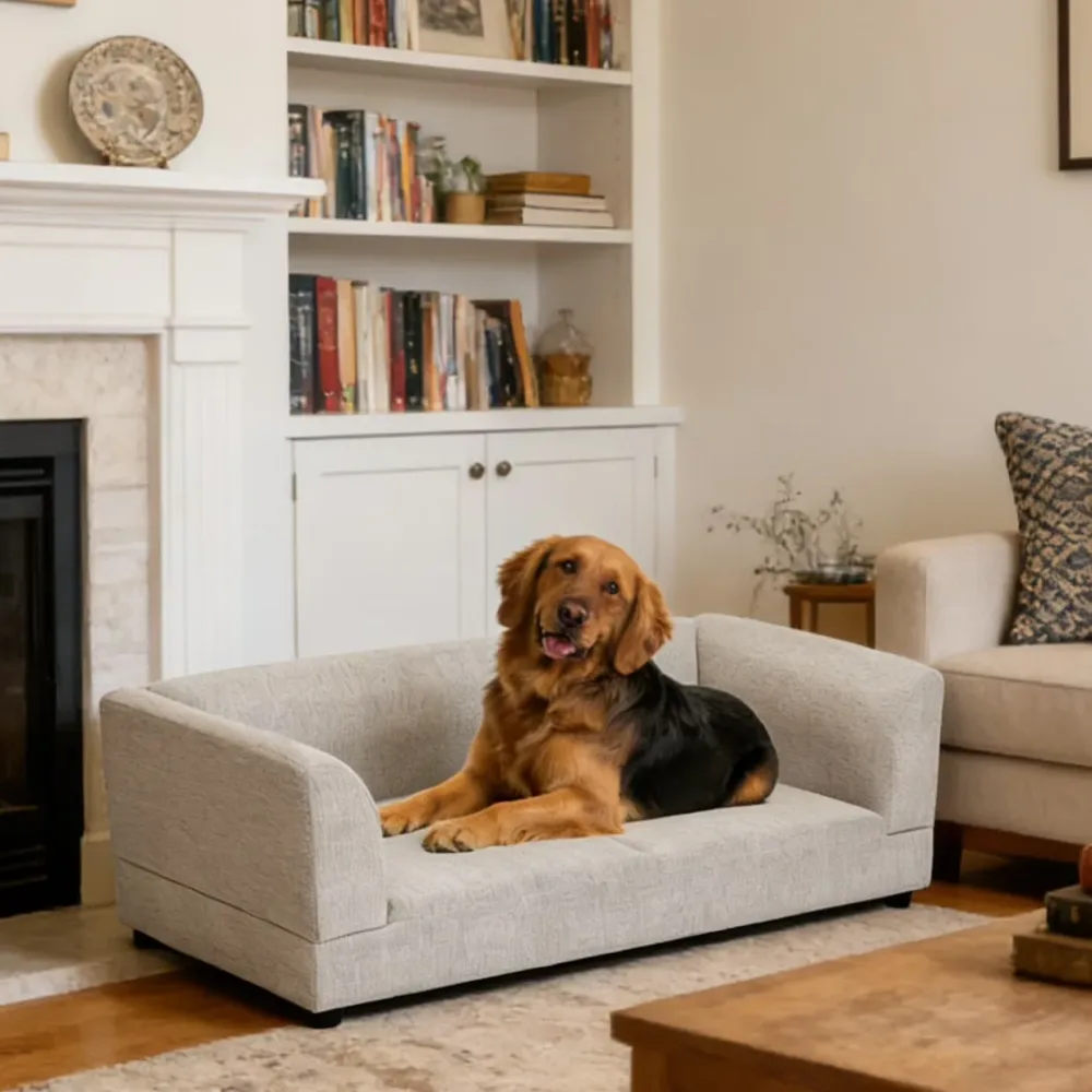 Sofa Bed 56.5" 44" beige