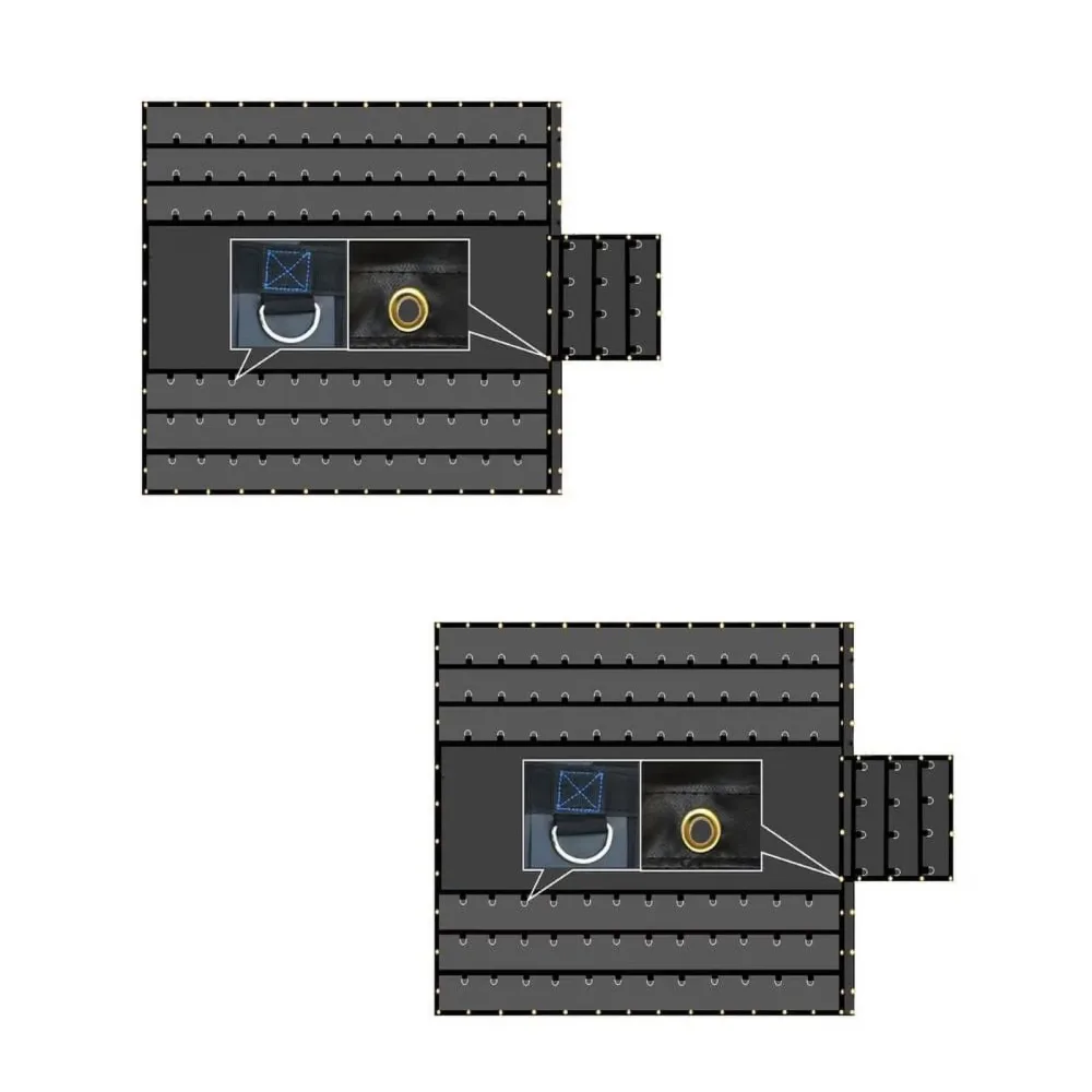Tent Accessories 2 pack 14oz 6'