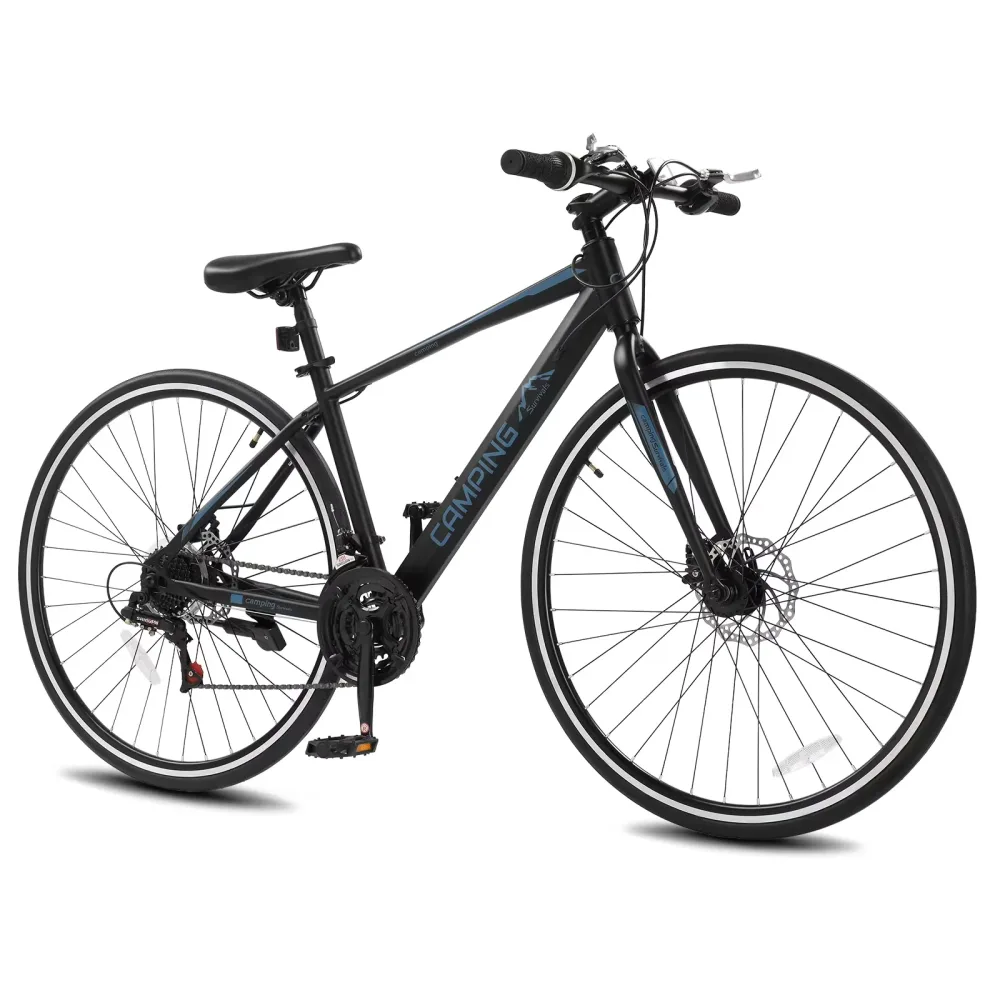 Hybrid Bike black blue 16.9in