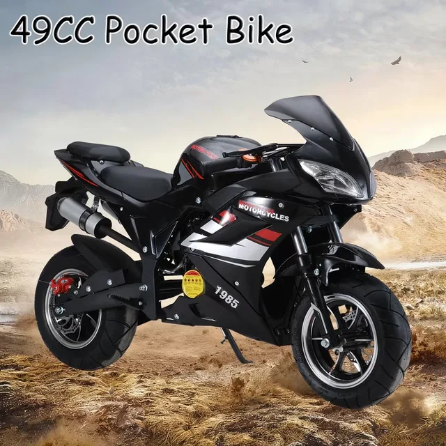 Dirt Bike black 170 lbs 40in