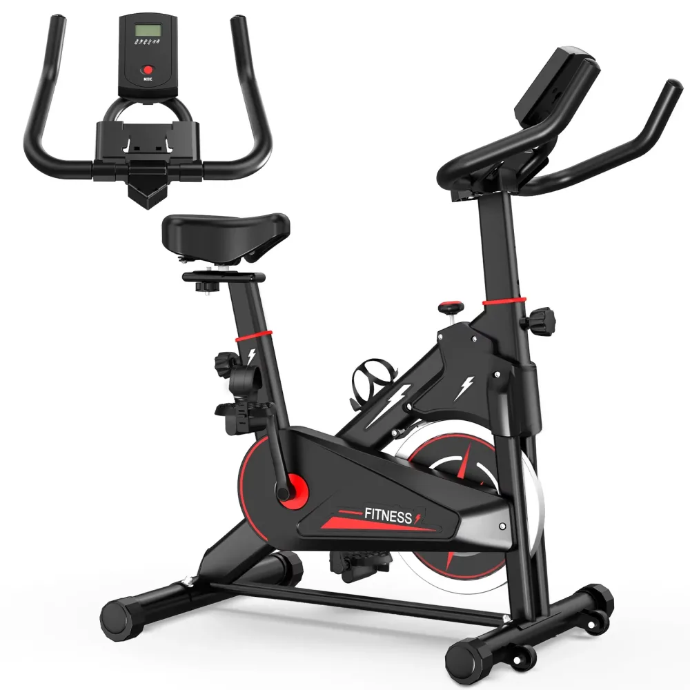 Exercise Bike adjustable portable black