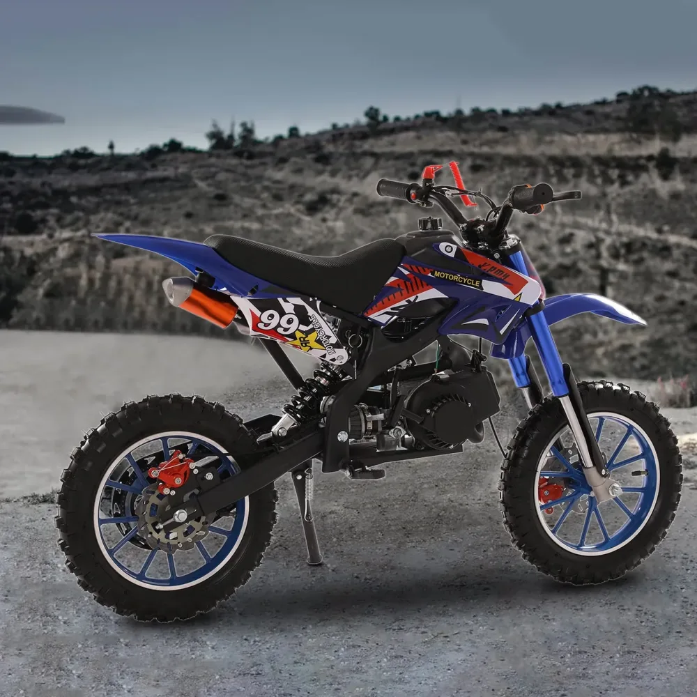 Dirt Bike blue 12 inch 47.2 inches