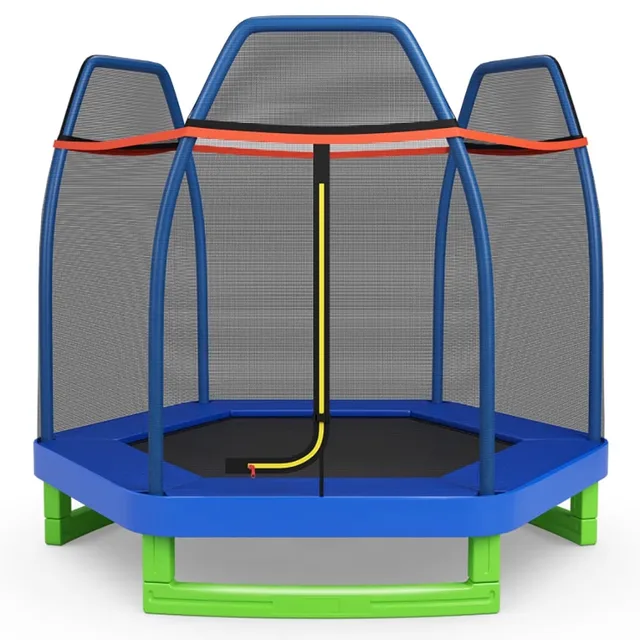 Backyard Trampoline 7 feet blue 7.3ft