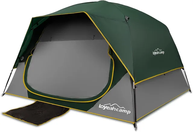 Camping Tent 4 person waterproof 92.5 inches