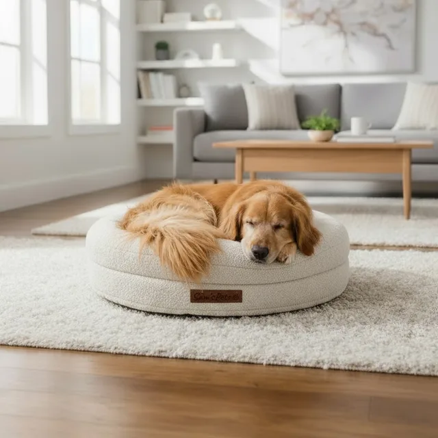 Dog Bed 30" white