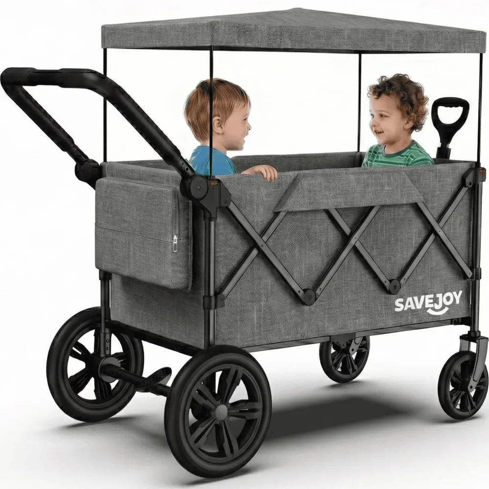 Stroller black gray 220 pounds