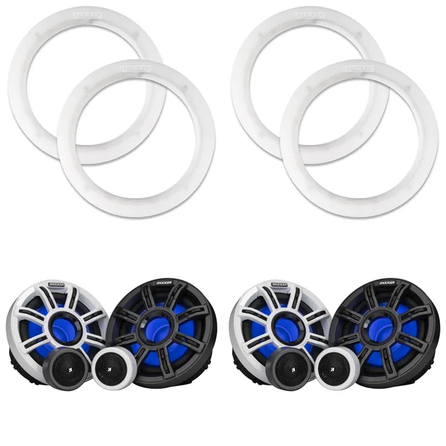 Speaker 2 pair 6.5" led