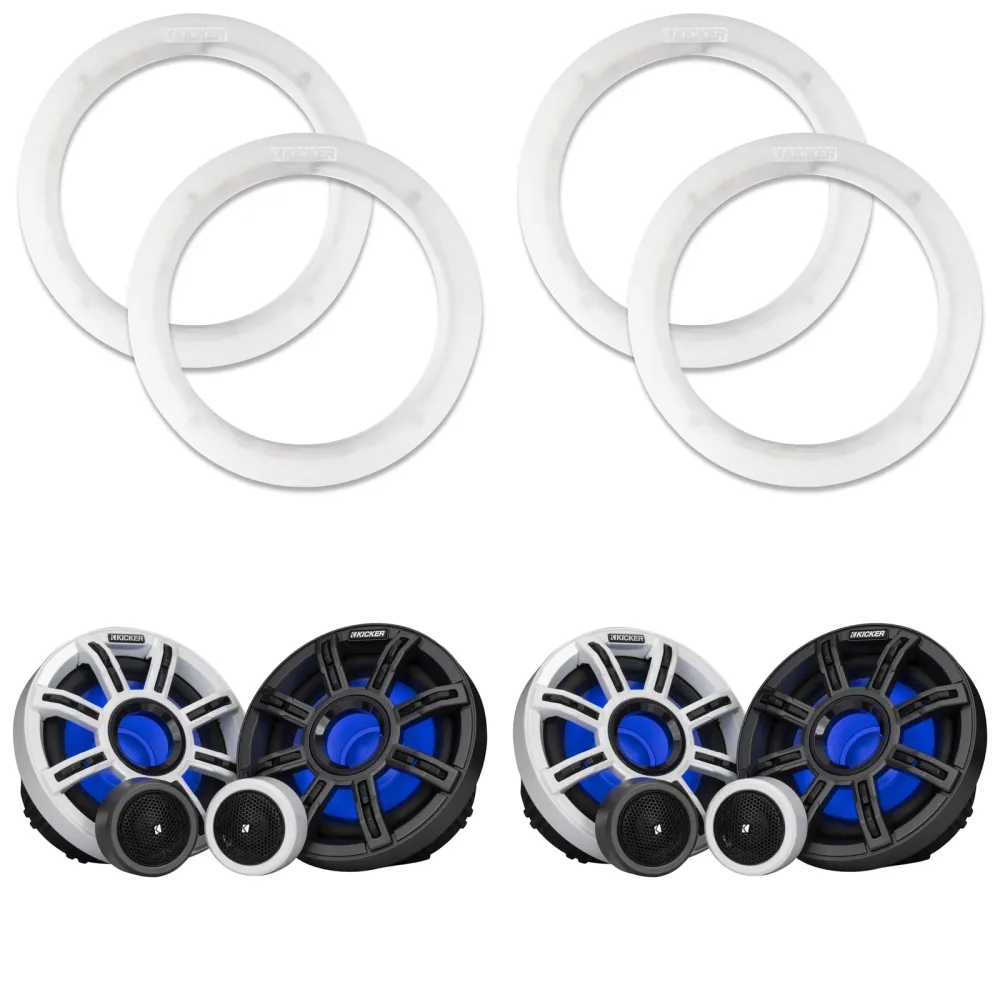 Speaker 2 pair 6.5" led