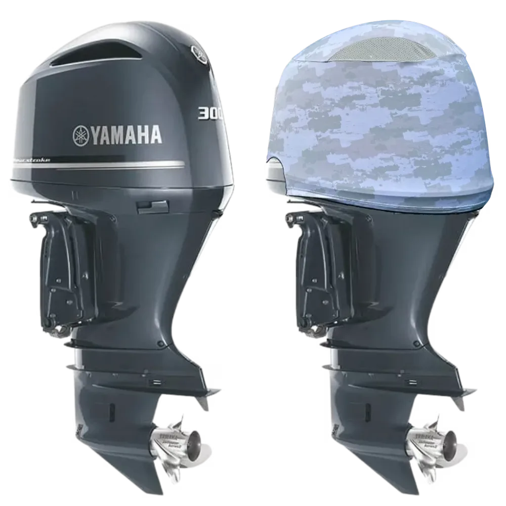 Outboard Motor 300hp grey heavy-duty