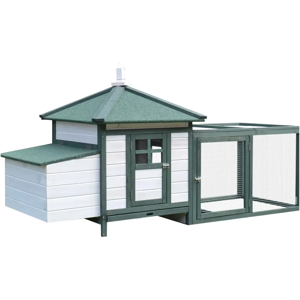Chicken Coop 77 inch waterproof white