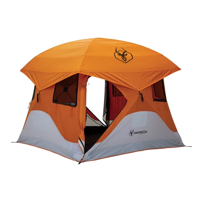 Camping Tent orange 78 inches 4 people