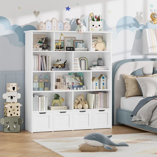 Toy Storage 57.5" white 13"