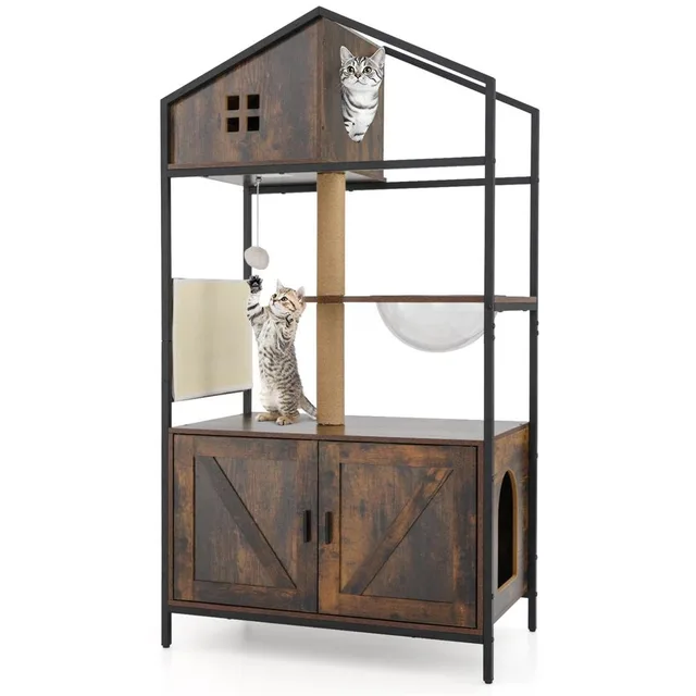 Furniture brown adjustable black