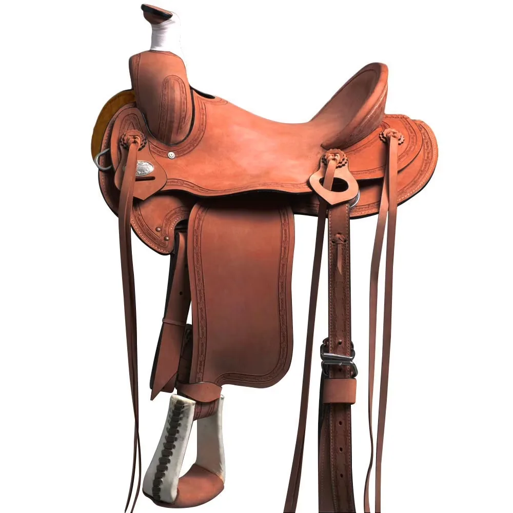 Horse Saddle 15 in 15" tan