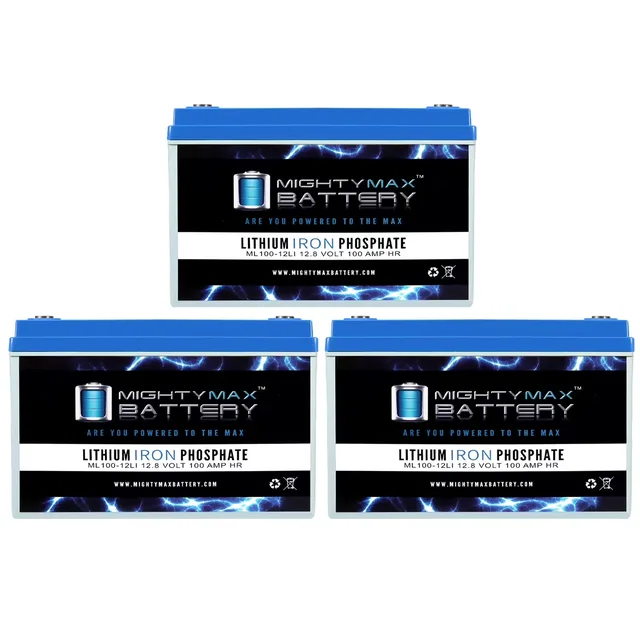 Battery 12v 3 pack 30 lbs