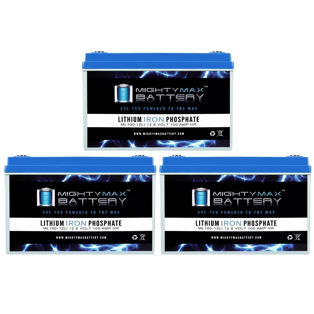 Battery 12v 3 pack 30 lbs