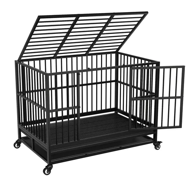 Dog Crate 48in black 1.6in
