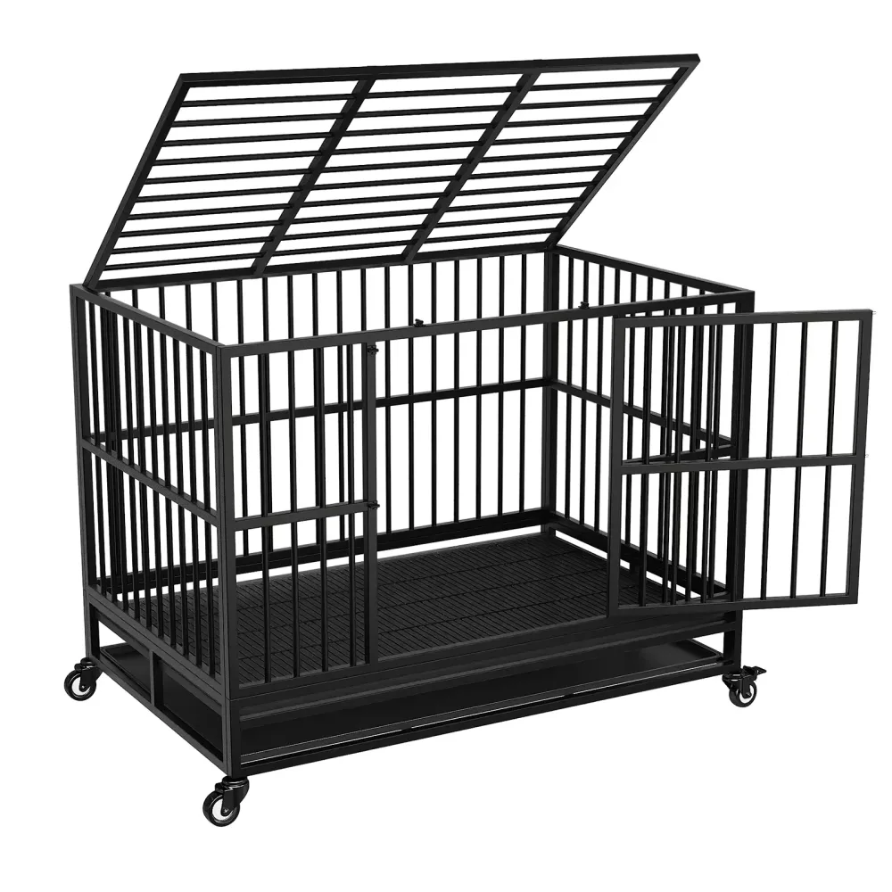 Dog Crate 48in black 1.6in