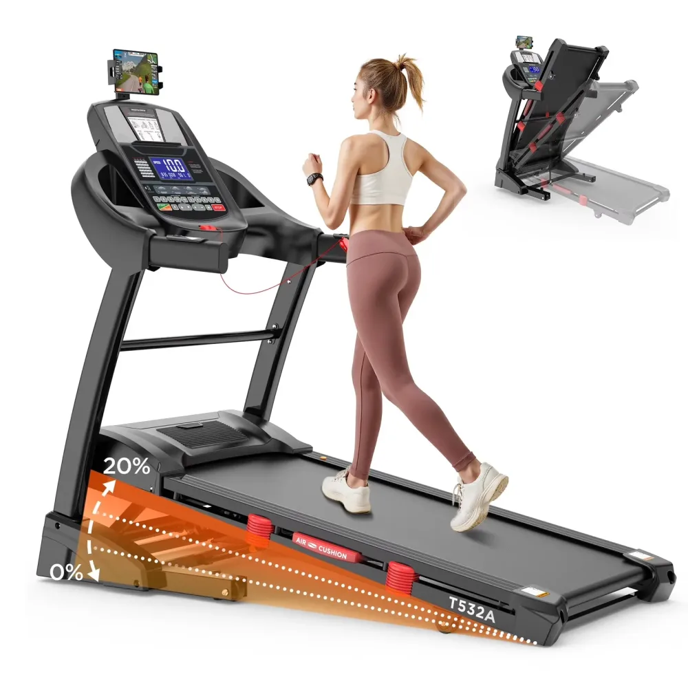 Folding Treadmill 5.0hp 400lbs