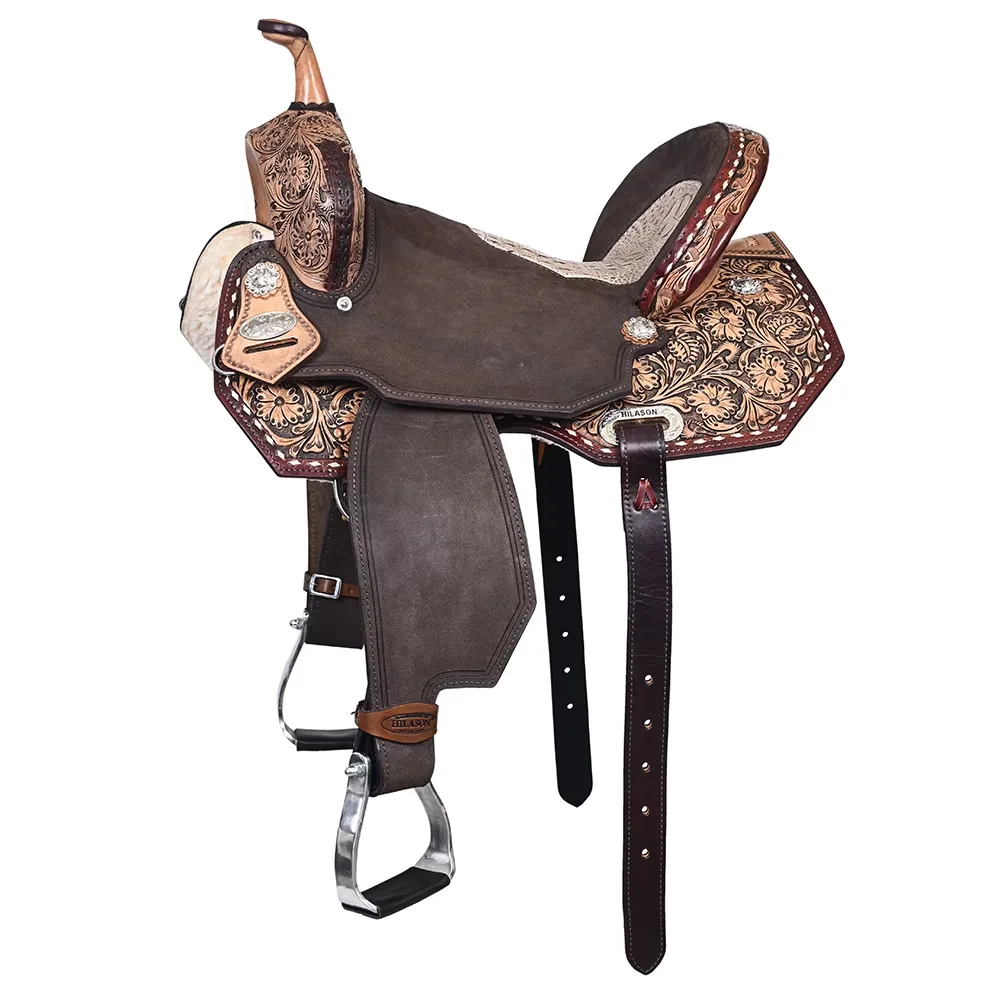 Leather Saddle 15 in 14" brown