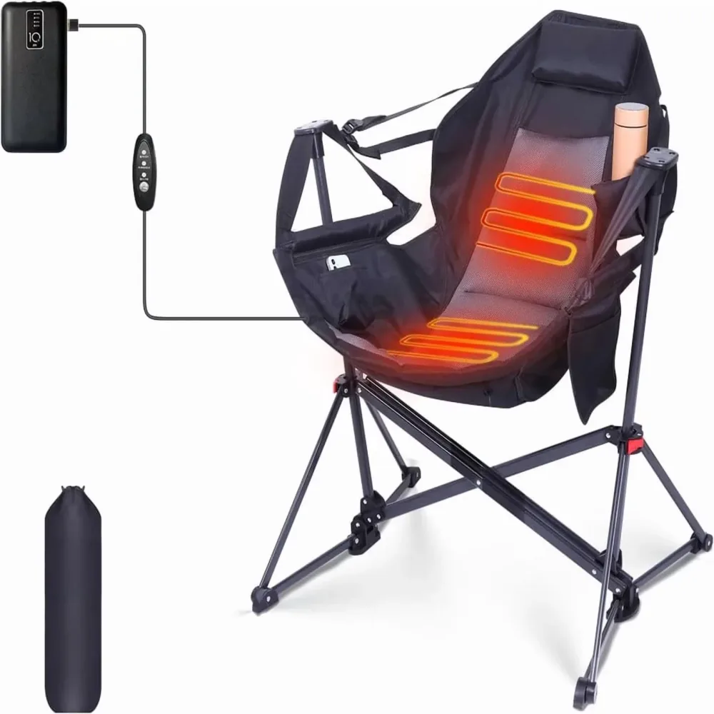 Camping Chair 1 pack adjustable 12v
