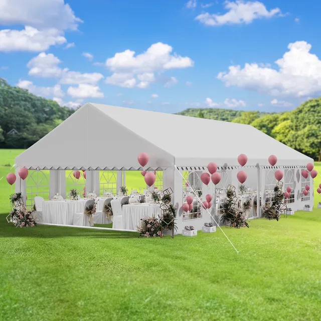 Party Tent white 348 pounds 144 inches