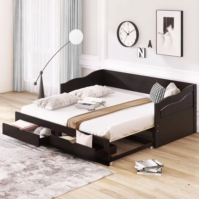 Bedroom Furniture grey 77.2" 4"