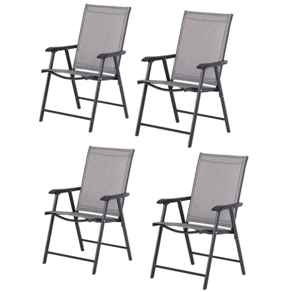 Chair 230 lbs folding gray