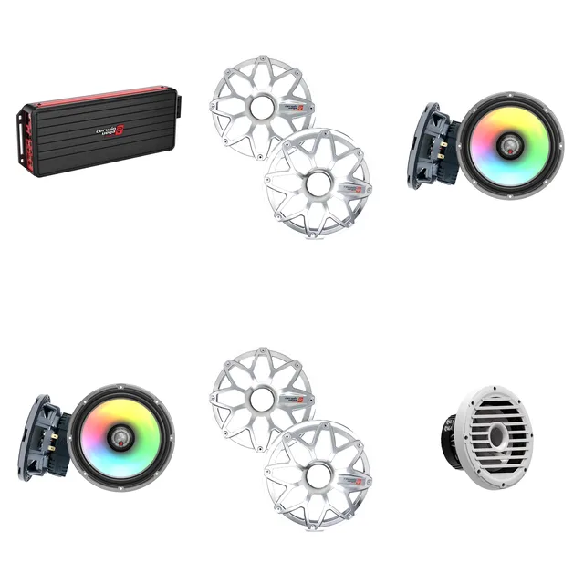 Amplifier 5 channel 6.5" 10"