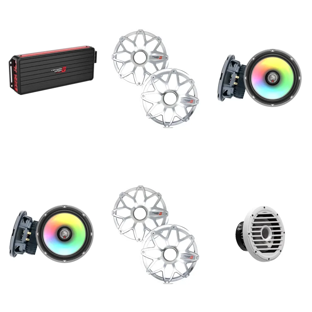 Amplifier 5 channel 6.5" 10"