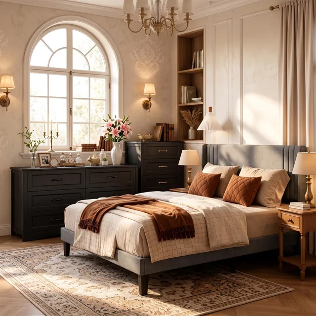 Bedroom Furniture black 800 lb 81.9'