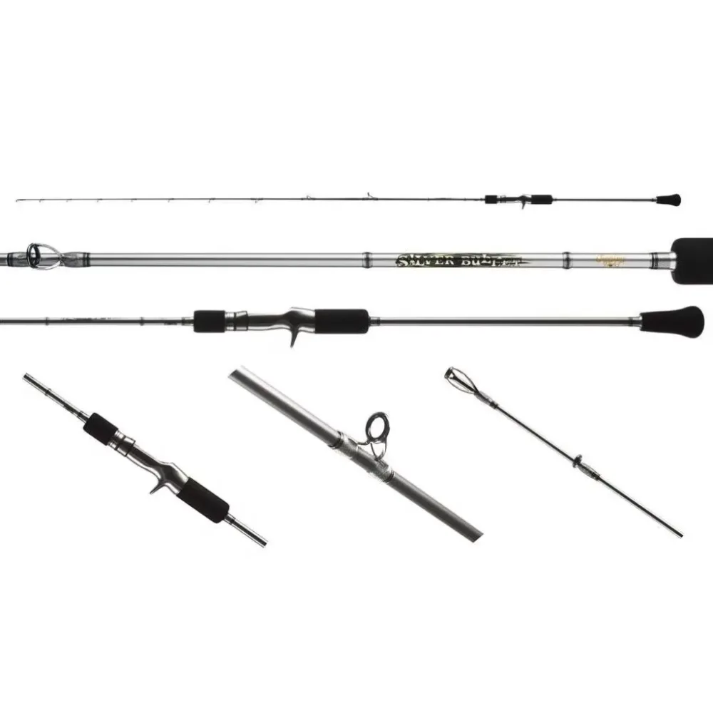 Casting Rod 6' silver black