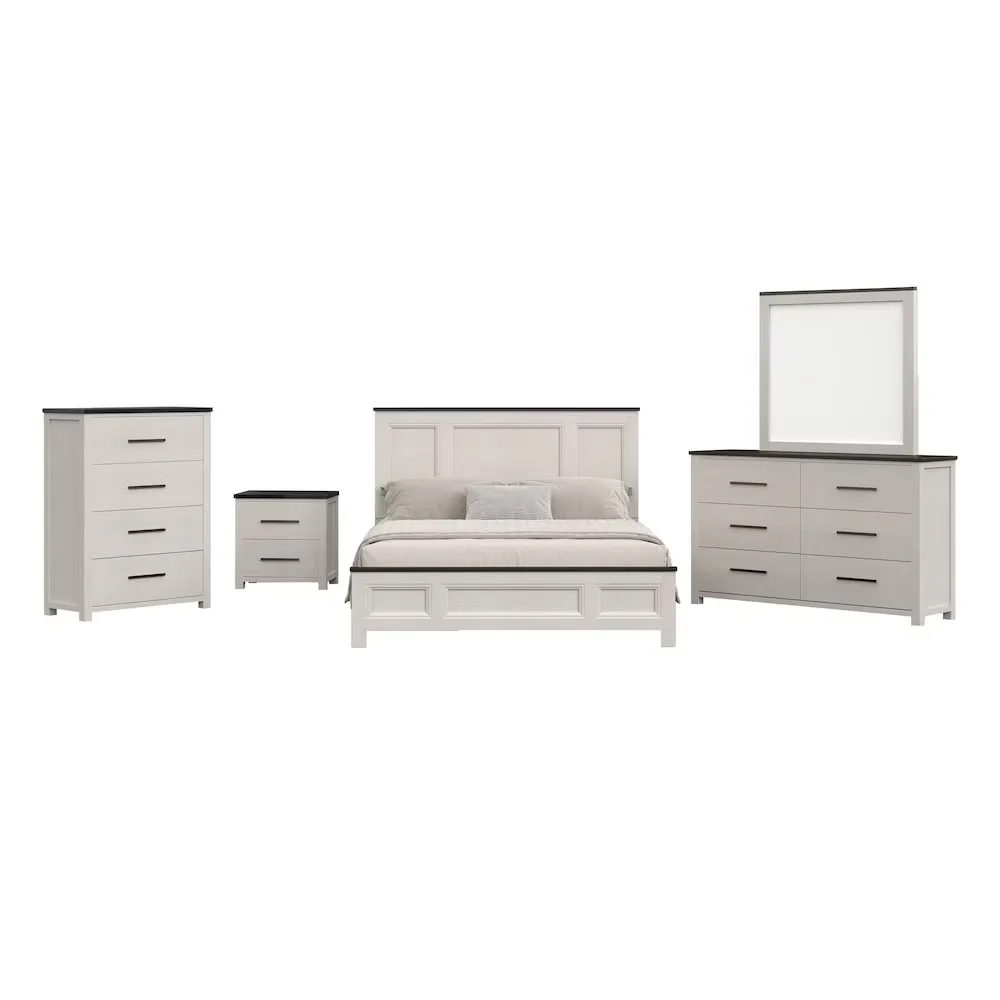 Roundhill Furniture 44.76w white black