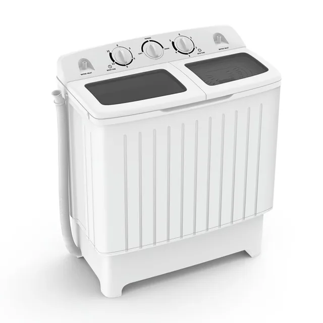 Washing Machine 20 lbs portable gray