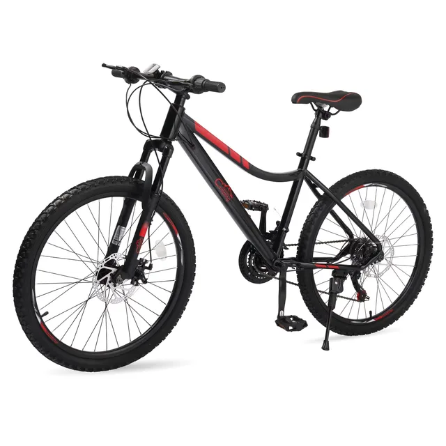 Mountain Bike 24in black red