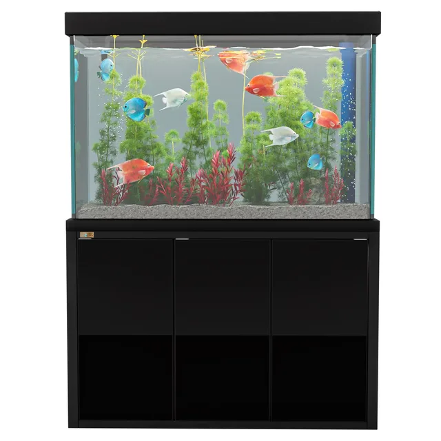 Fish Tank 135 gallon black 113 gallons